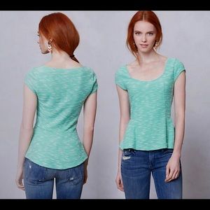Anthropologie Peplum Top